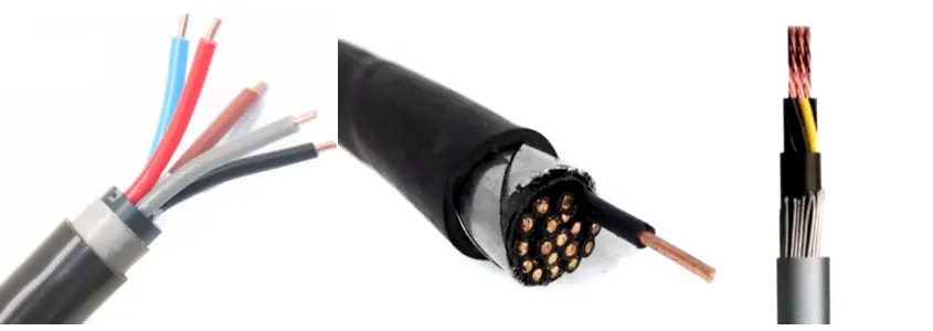 450750v Armored Control Cable